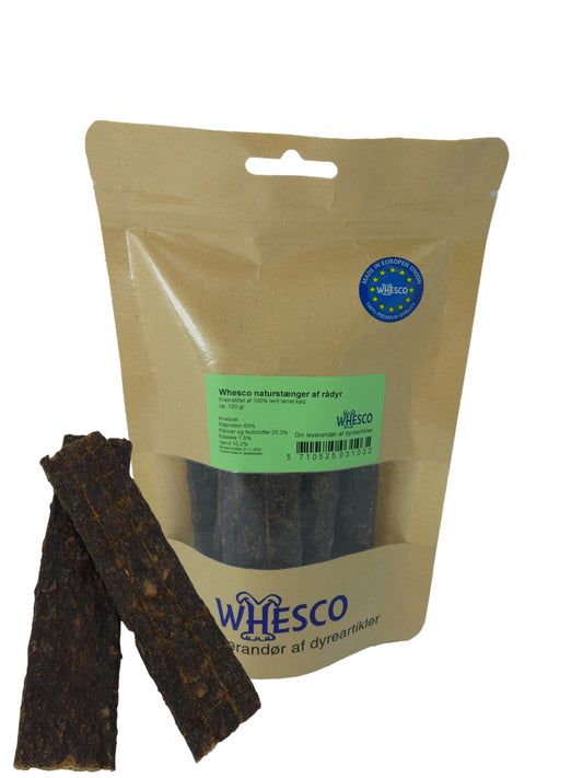 Whesco Naturstenger Rådyr 120gr