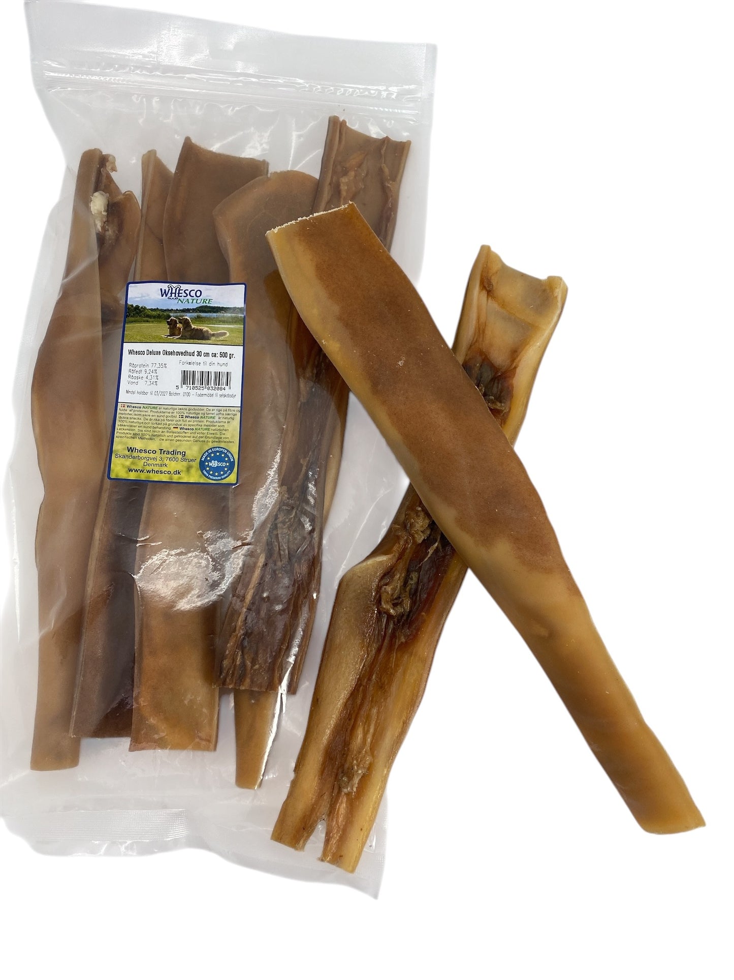 Whesco Oksehud Ekstra Hard 30cm ca 500gr