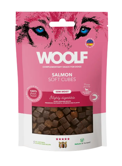 Woolf Soft Cubes Laks 100g