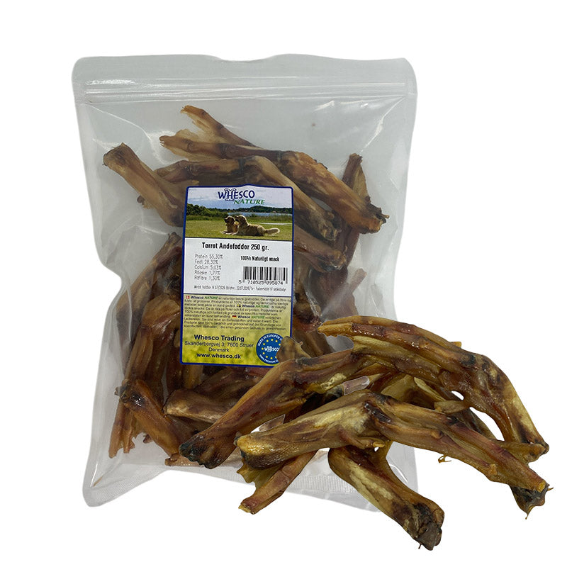 Whesco Andeføtter Tørket 250gr