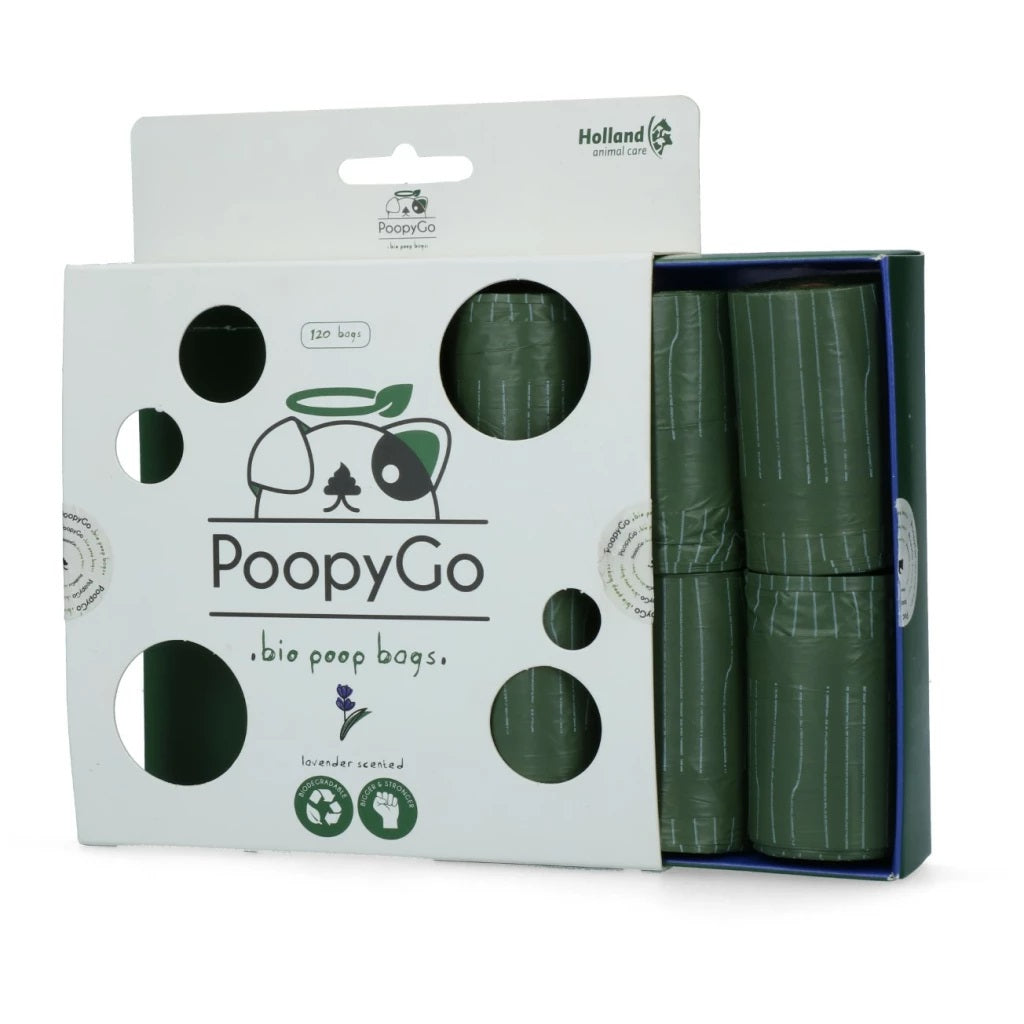 PoopyGo Eco Friendly hundeposer m/lavender