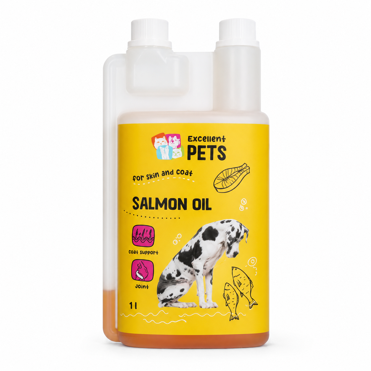 Excellent Pets Lakseolje til Hund 1000ml