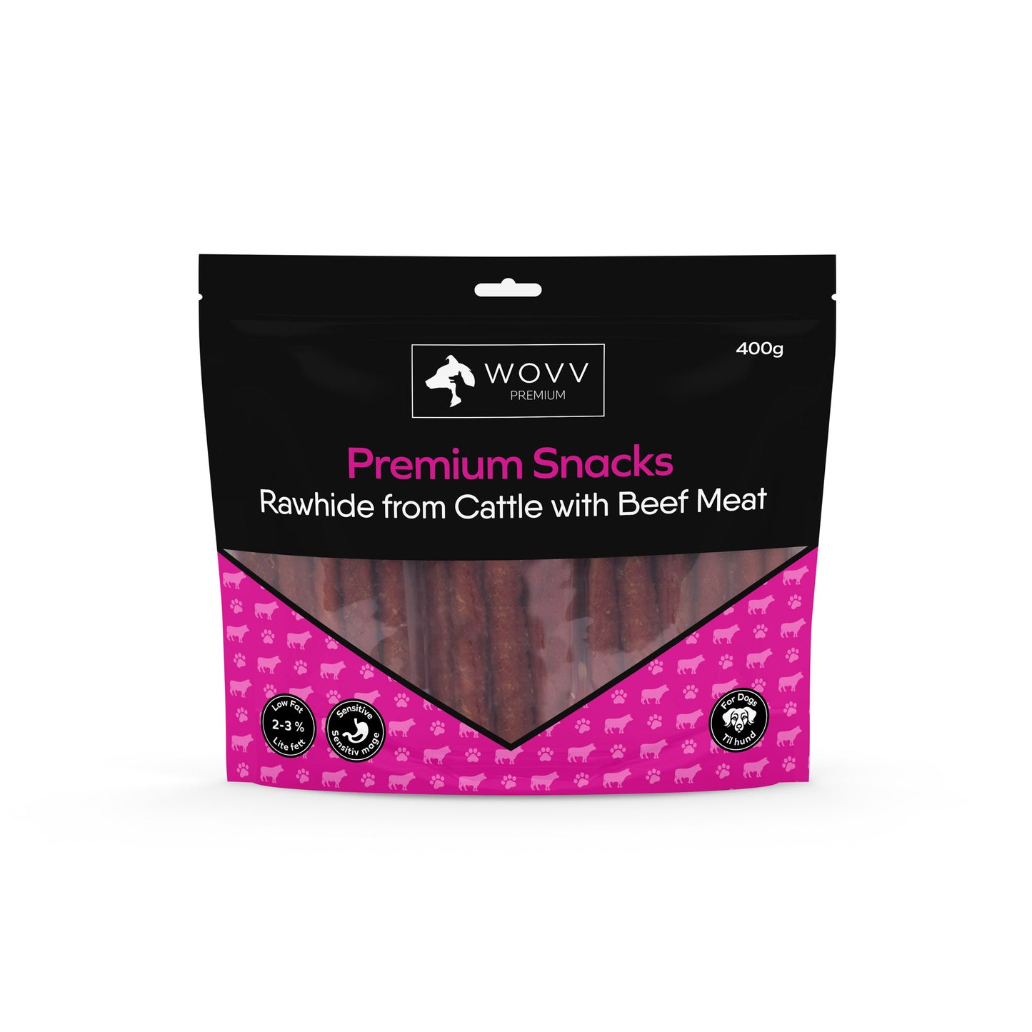 Wovv Tyggepinner med oksekjøtt