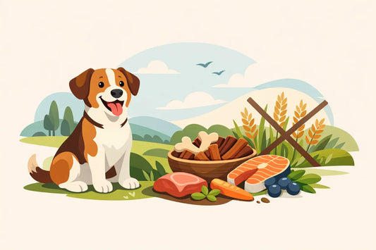 Naturlige hundegodbiter uten korn til hunden