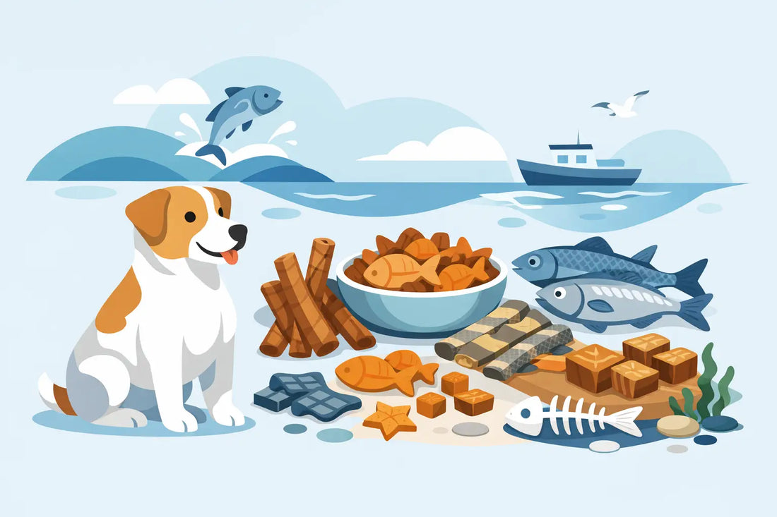 Fiskesnacks til hund som passer din hund
