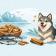 Tørket sei til hund for smakfull tyggeglede