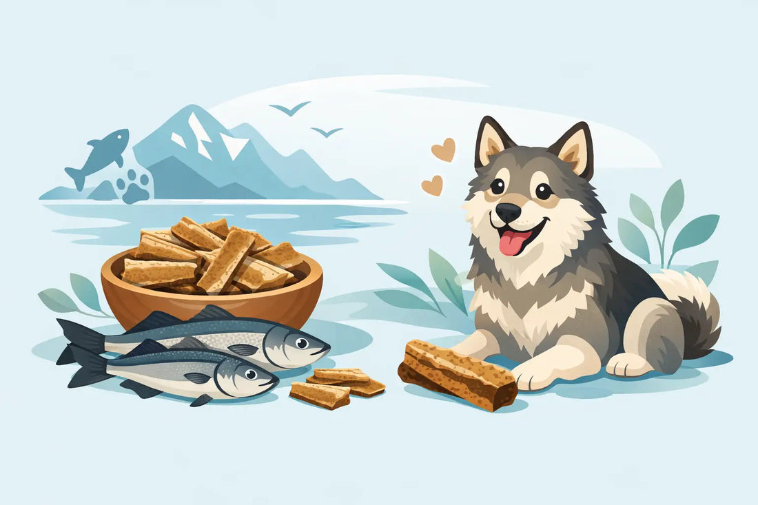Tørket sei til hund for smakfull tyggeglede