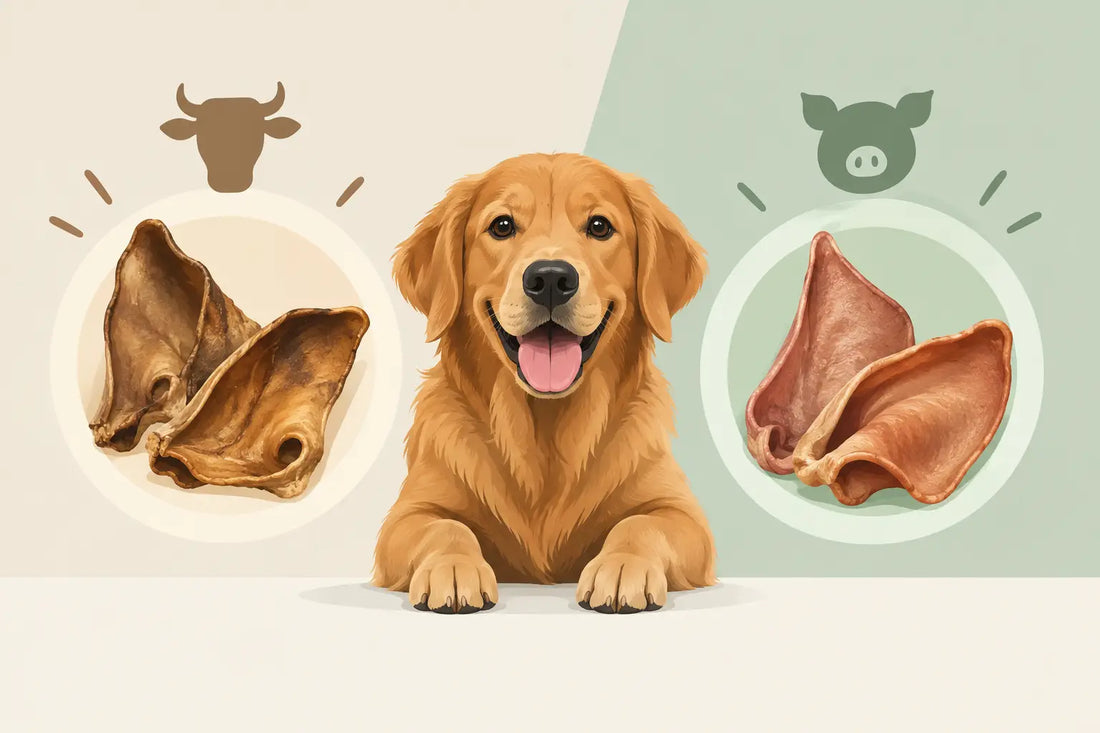 Okseører vs griseører til hund - hva velger du?