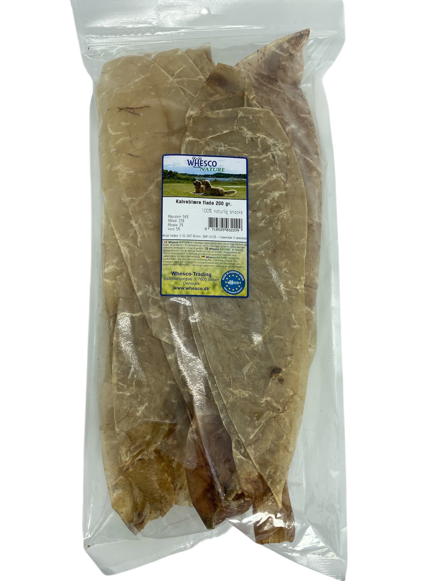 Whesco Kalveblære flate 200g