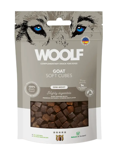 Woolf Soft Cubes Geit 100g