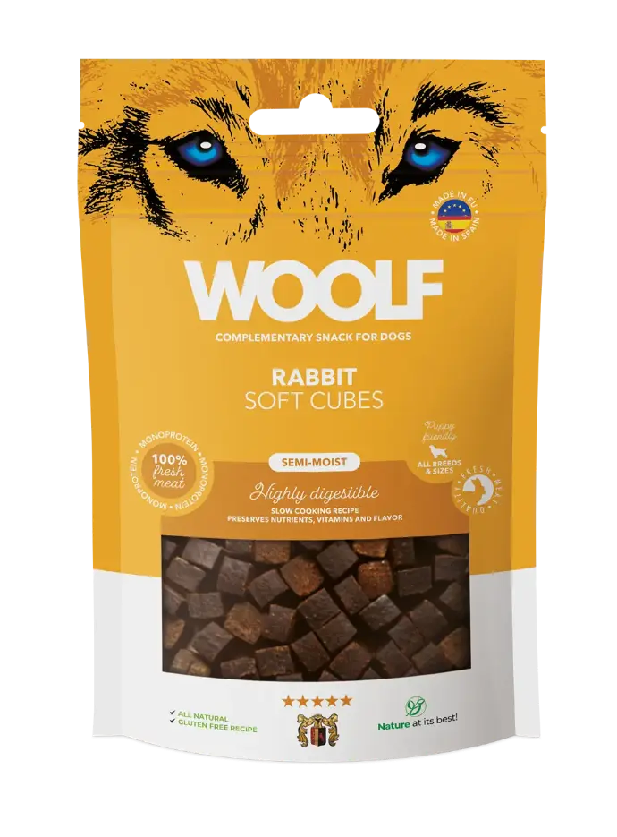 Woolf Soft Cubes Kanin 100g