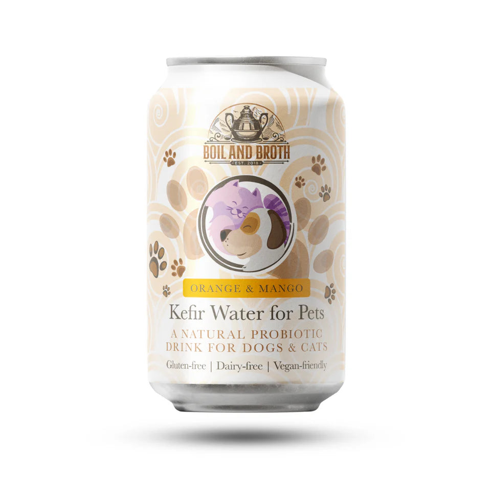Boil & Broth – Kefir med appelsin & mango 0,33 l