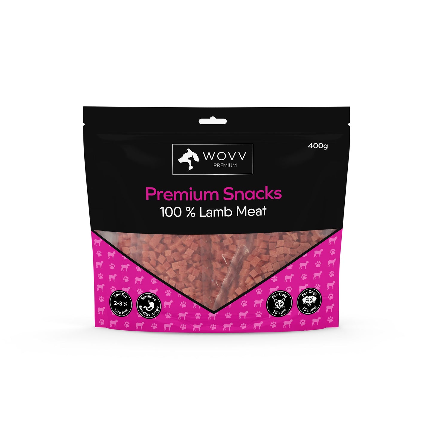 Wovv Godbiter Lam 400G Små biter