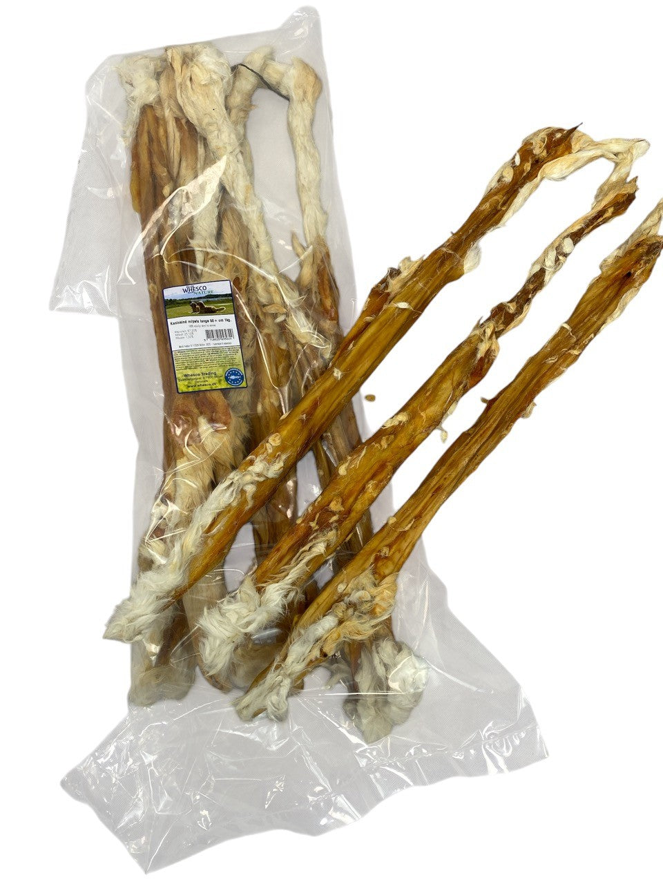 Kaninskinn m/pels 50cm 1kg